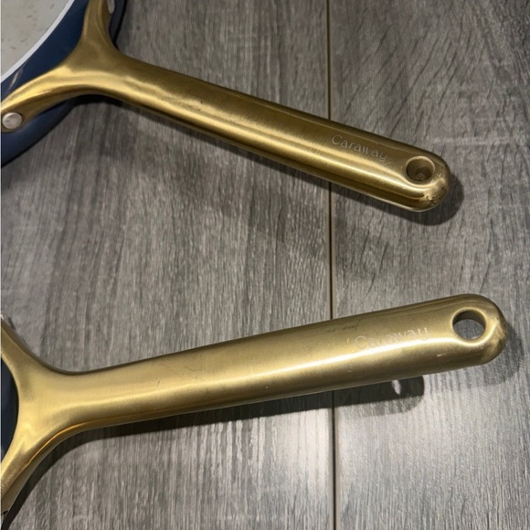 Caraway Blue/Gold Cookware Set - Picture 7 of 9